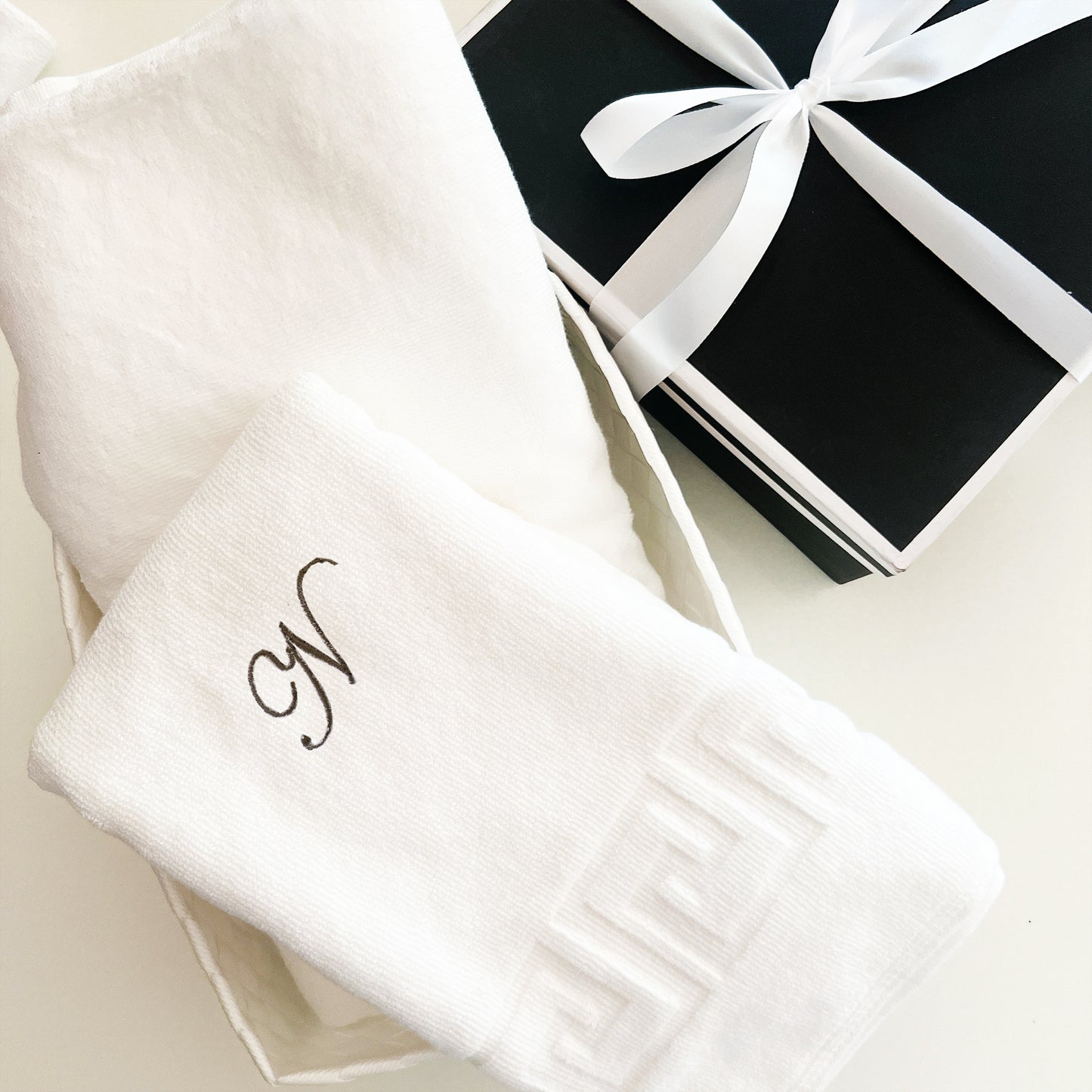 SET H: Small Bath Mat & Bath Towel Set