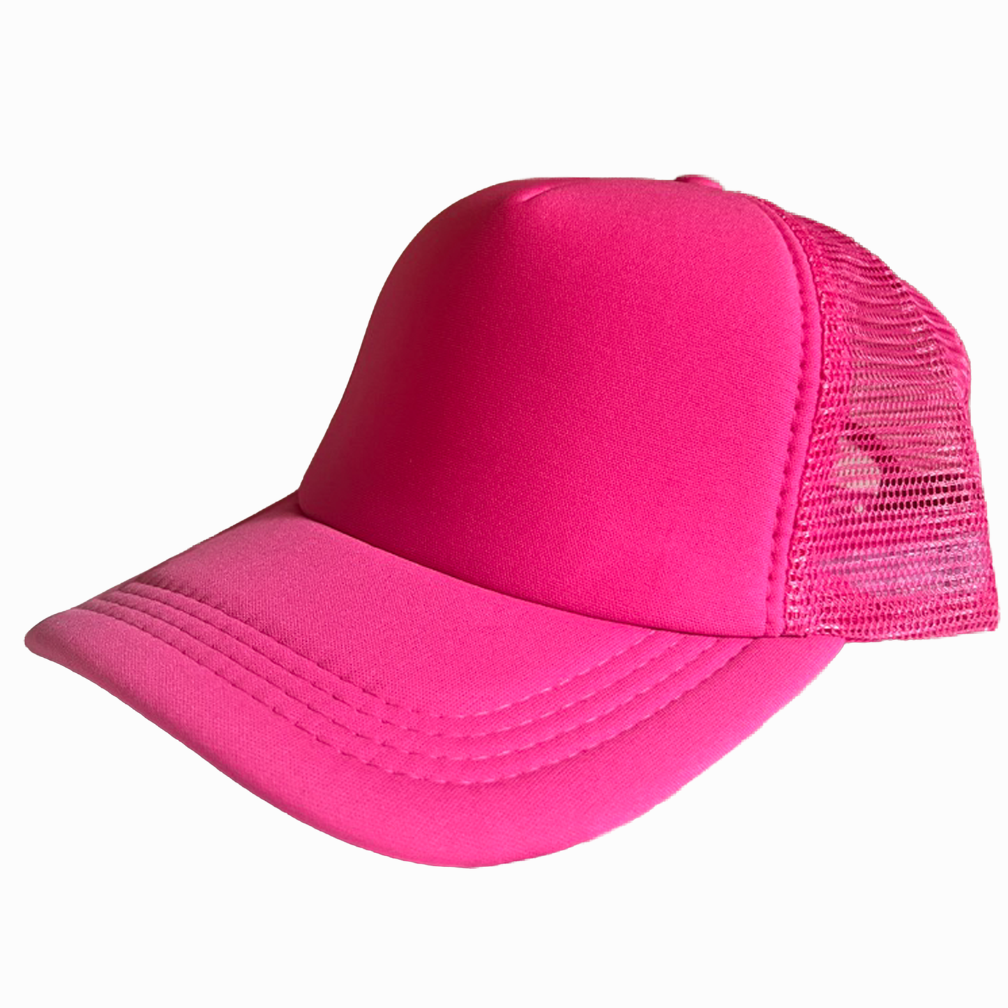 Custom Mesh Cap - Hot Pink