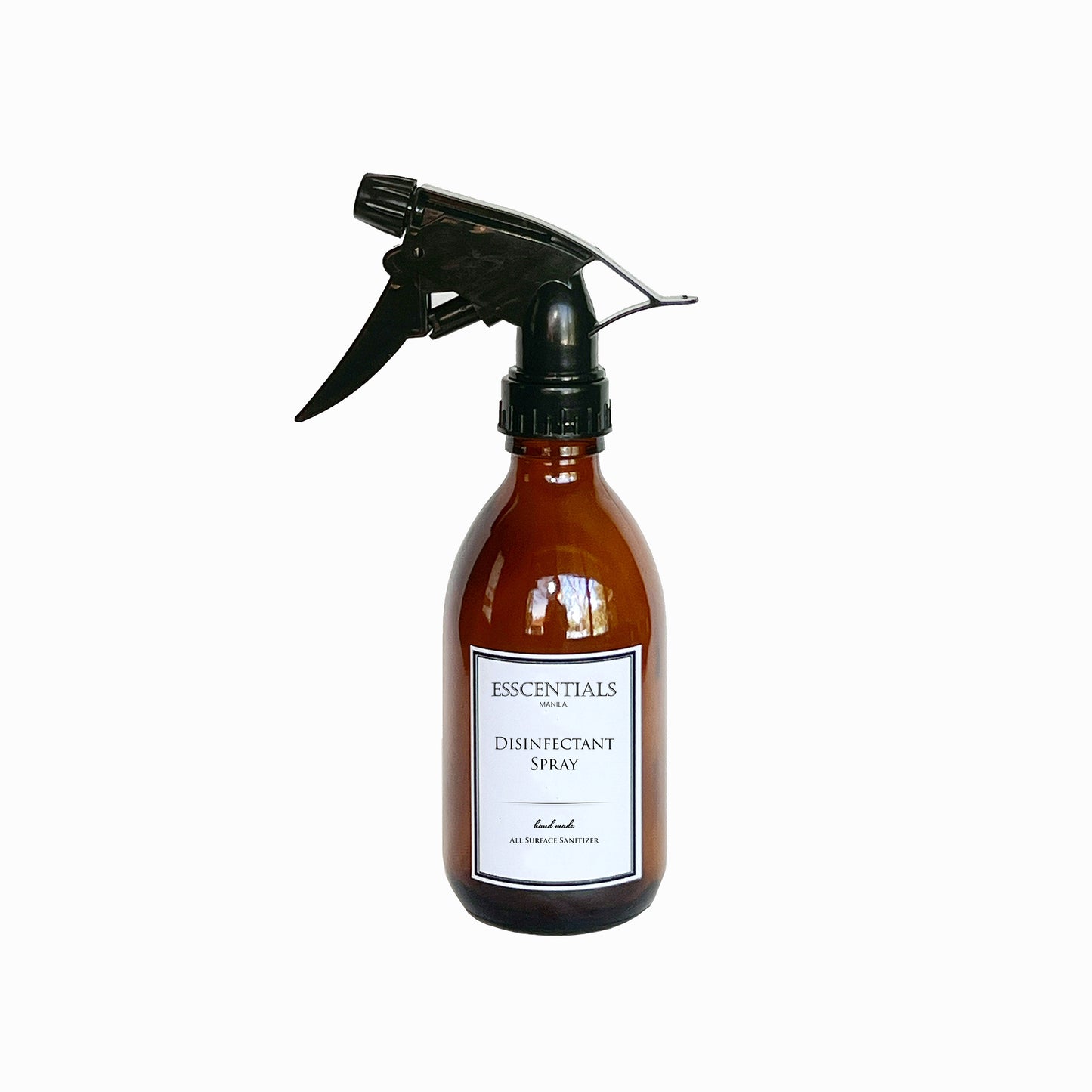 Amber Glass Disinfectant Spray