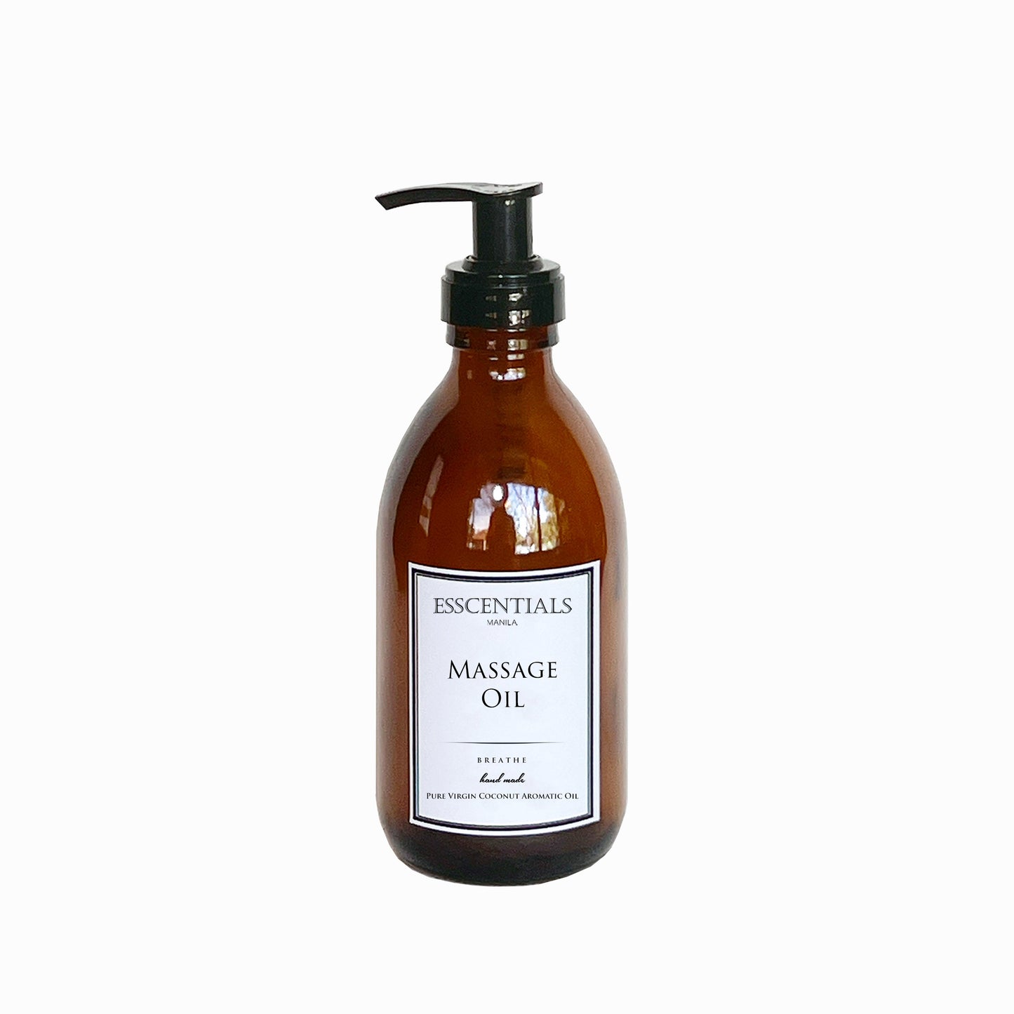 Amber Glass Massage Oil