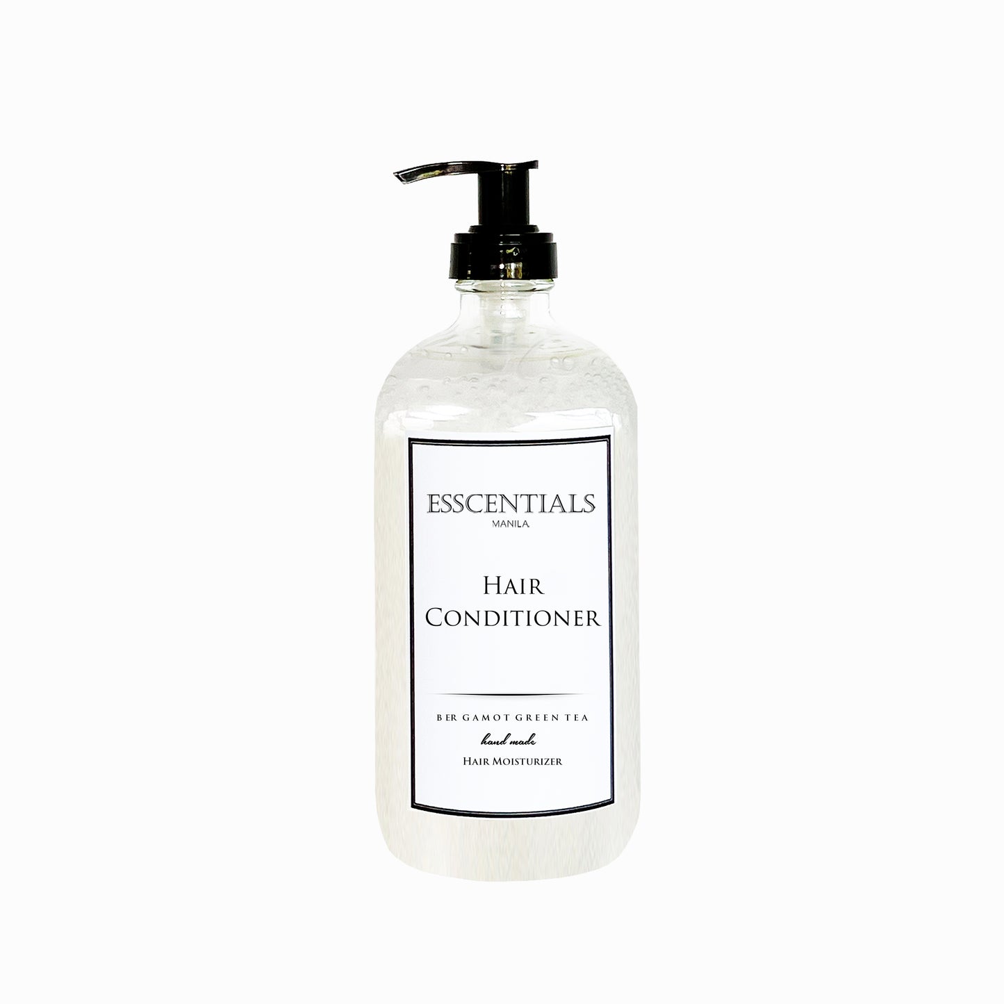 Clear Glass Hair Conditioner