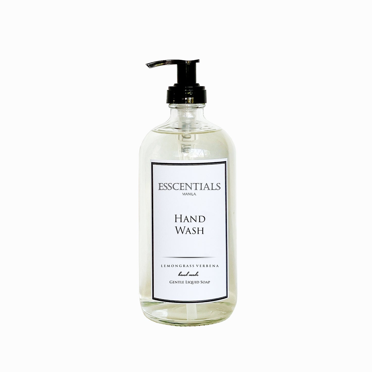 Clear Glass Hand Wash