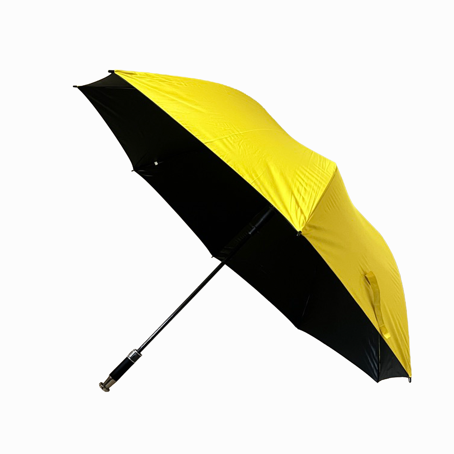 Custom Golf Umbrella with Car Handle - Yellow
