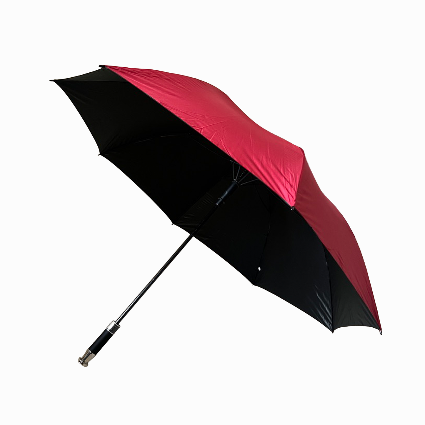 Custom Golf Umbrella with Car Handle - Maroon