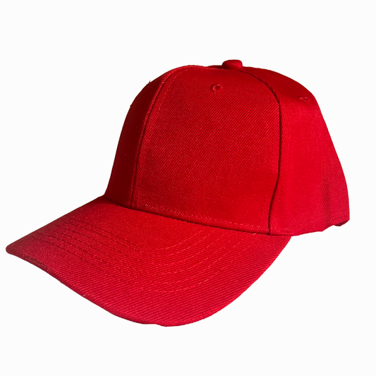 Custom Baseball Cap - Red