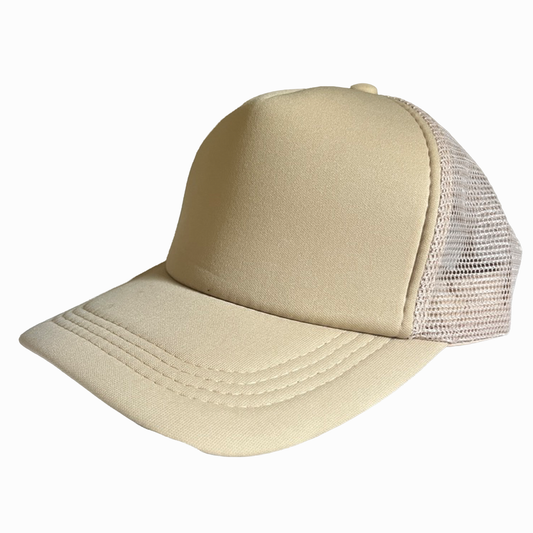 Custom Mesh Cap - Beige