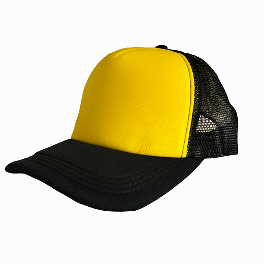 Custom Mesh Cap - Yellow & Black