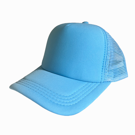 Custom Mesh Cap - Sky Blue
